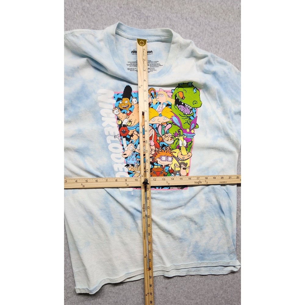 Nickelodeon Rugrats Ren And Stimpy Hey Arnold Crew TV Shows Tie Dye Tee Shirt - Picture 4 of 5